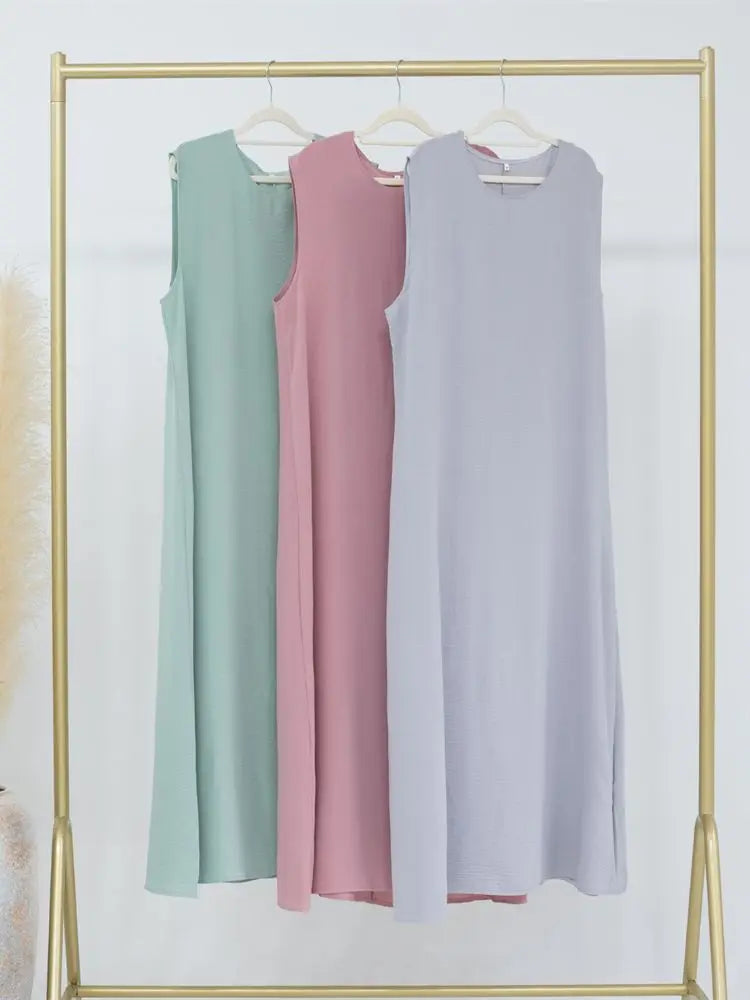 Sous la robe intérieure Abaya - 12 couleurs