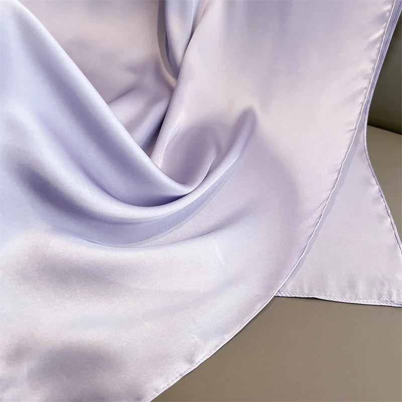 Elegant Silk Scarf Pashmina Hijab Shawls for Women