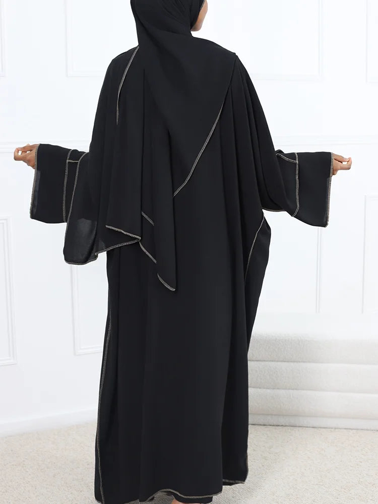 Open Abaya Set 3 Piece