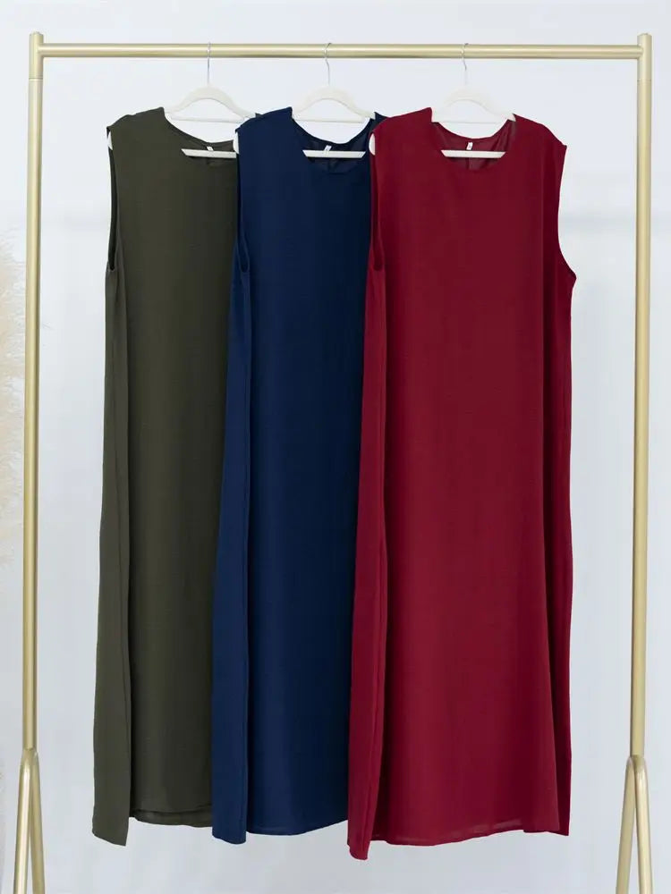 Sous la robe intérieure Abaya - 12 couleurs