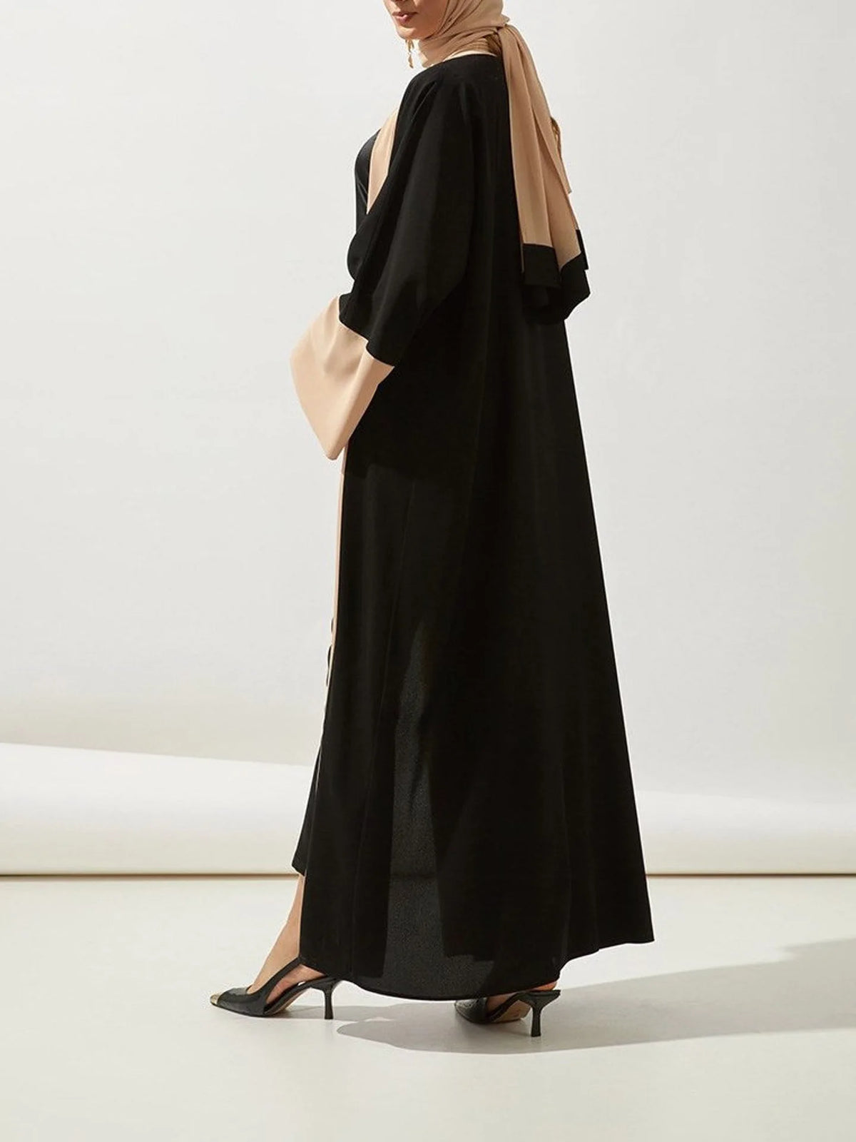 Long Sleeve Tunic Open Abaya