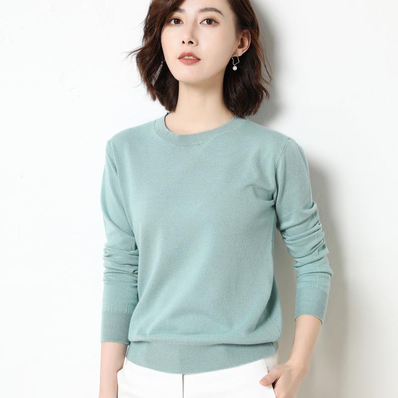 Women O-neck Long Sleeve  Sweater