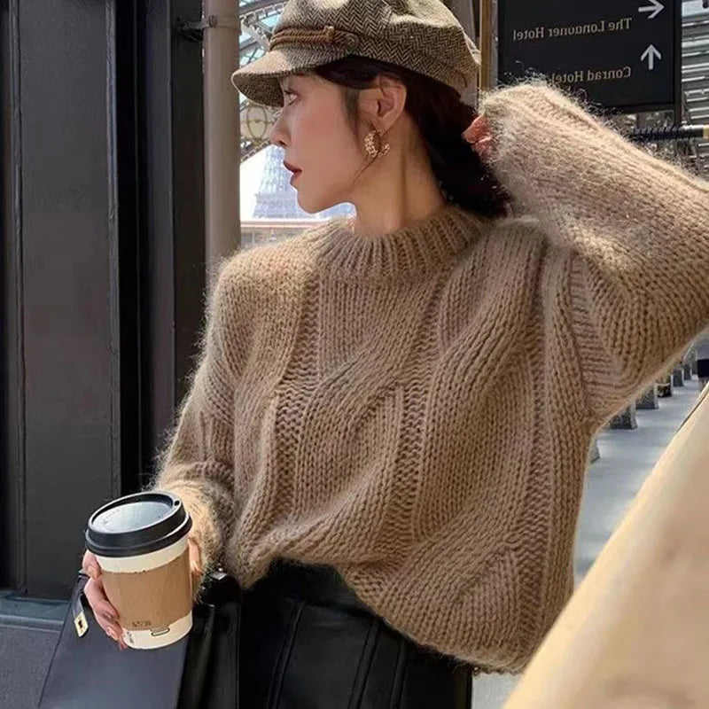 Lazy Style Twist Sweater