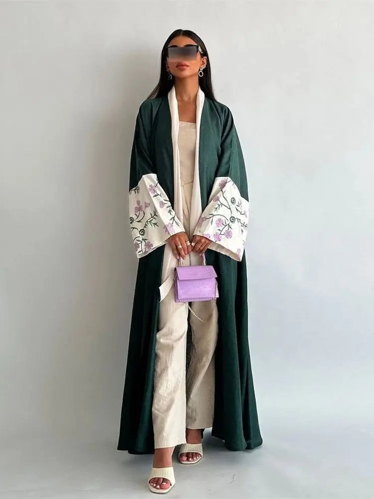 Elegant Open Kimono Abaya