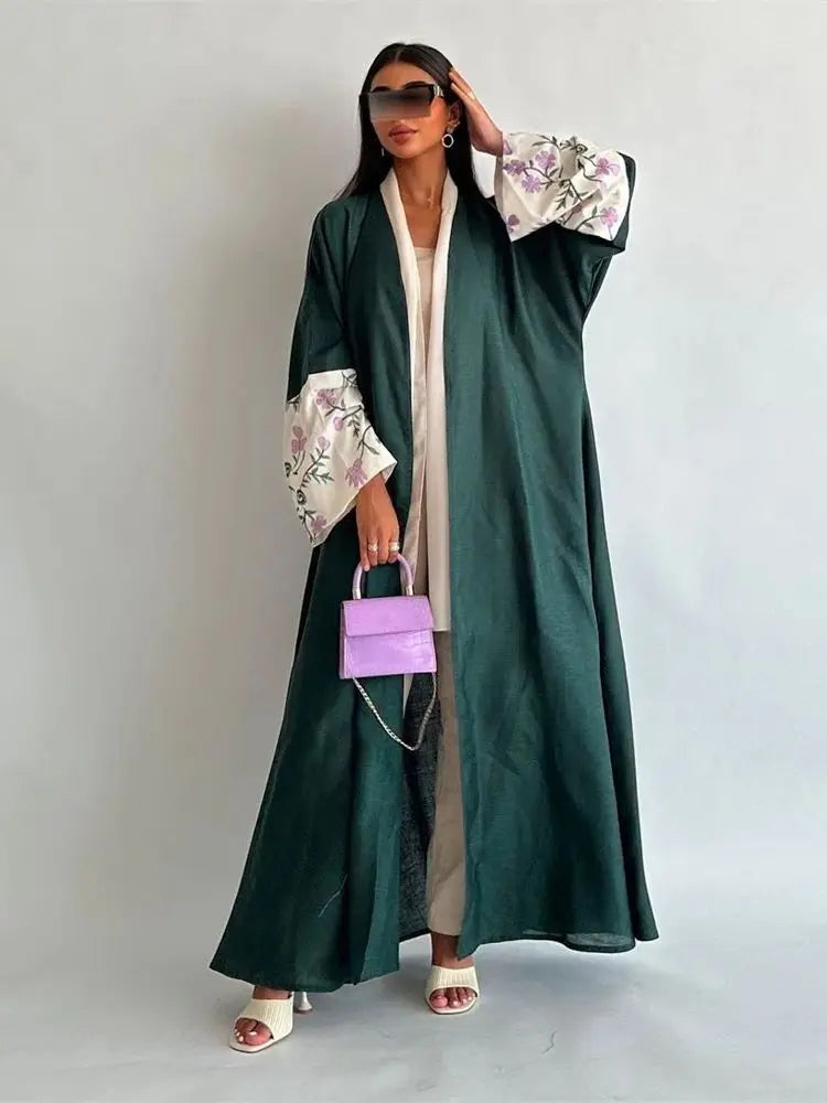 Elegant Open Kimono Abaya