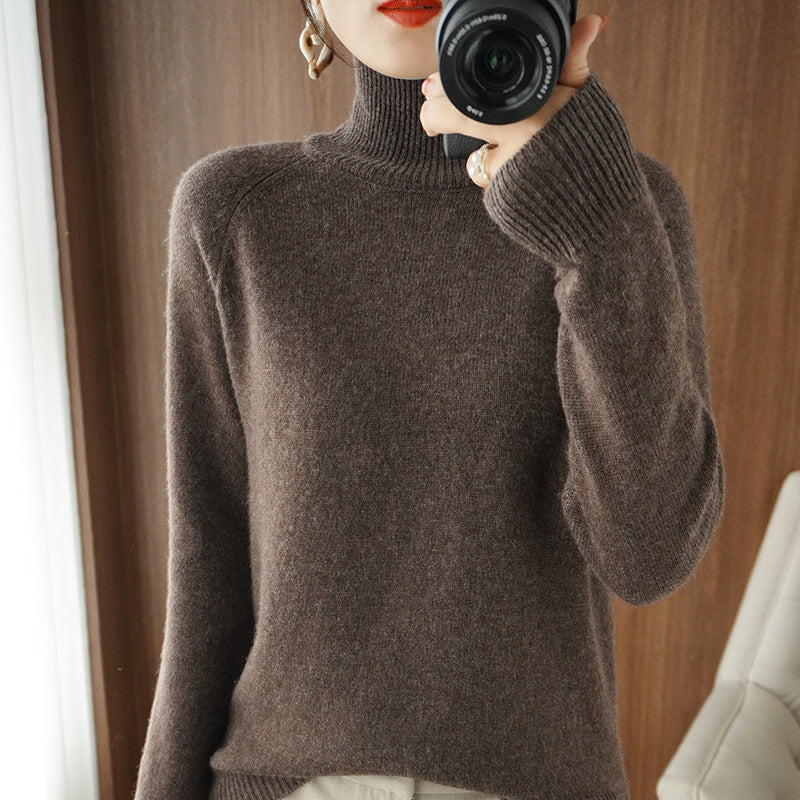 Casual Turtleneck Long Sleeve Sweaters