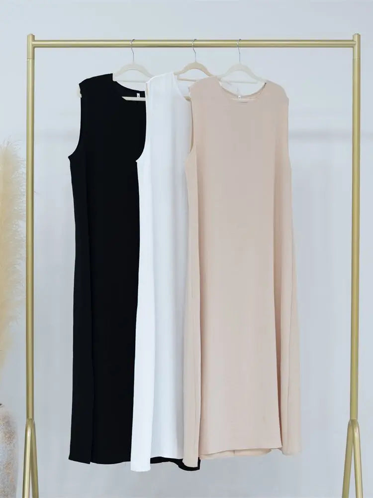 Sous la robe intérieure Abaya - 12 couleurs