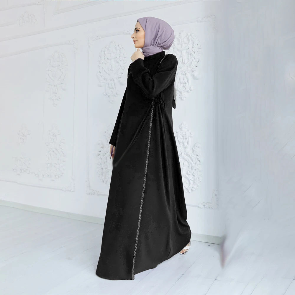 Black Abaya Dress for Eid for Muslim Women