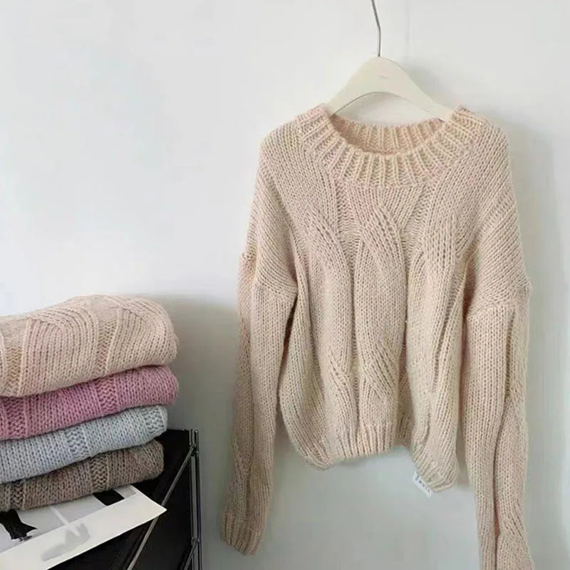 Lazy Style Twist Sweater