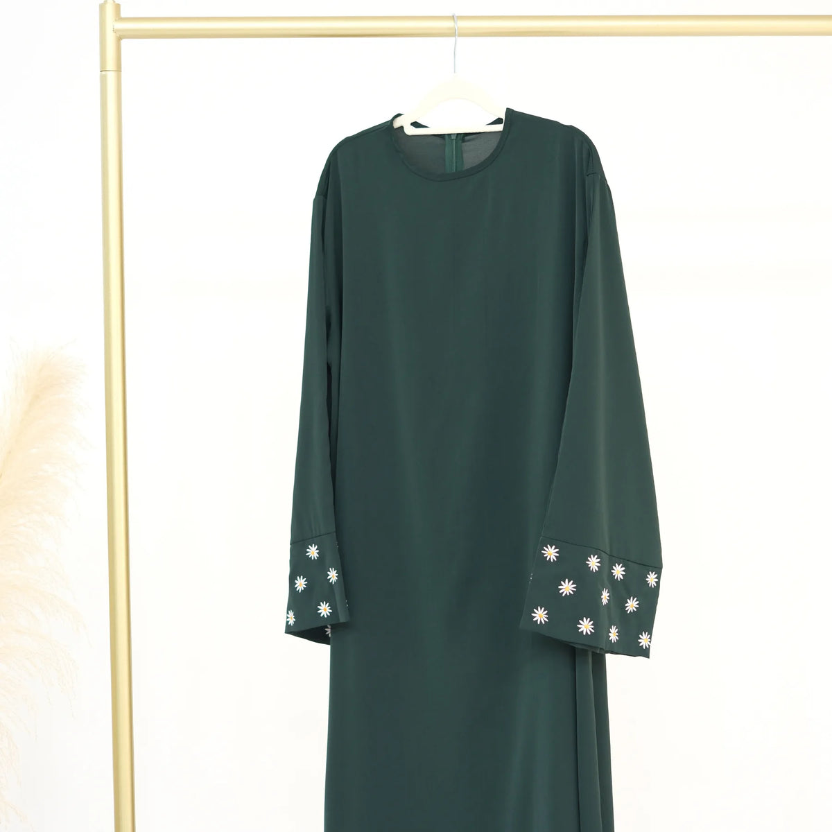 Small Daisy Embroidery  Abayas