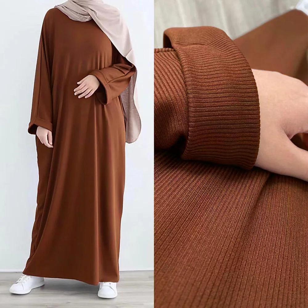 Knit Winter Abaya for Muslim Women - Normendy
