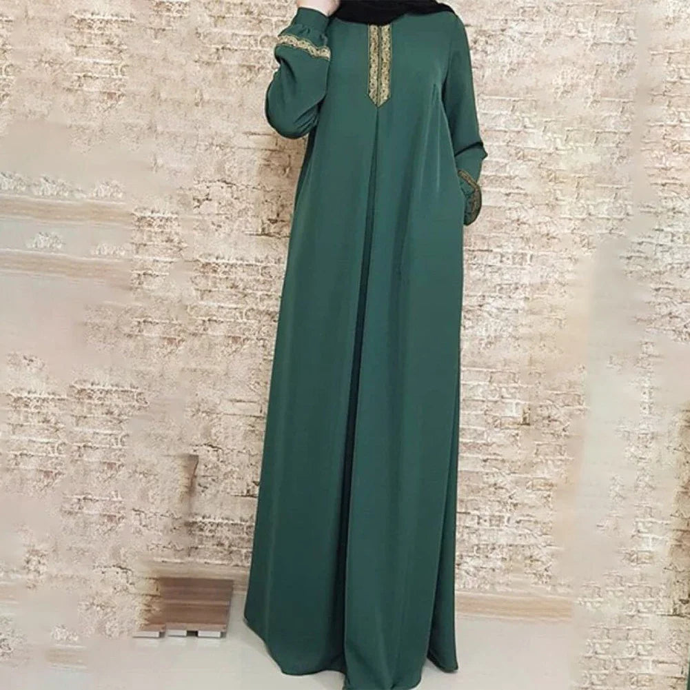 Fashion Printed Morocco Abaya