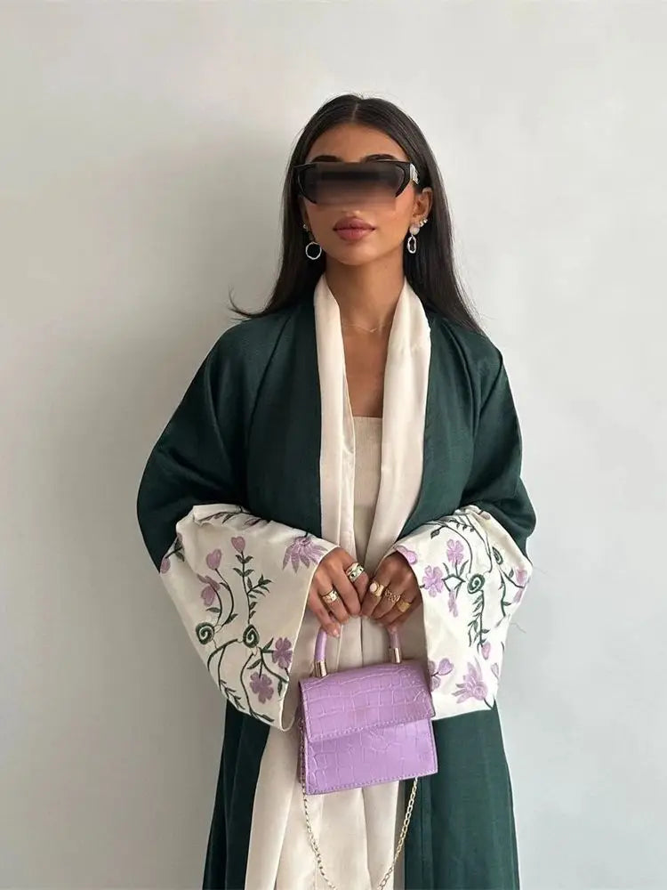 Elegant Open Kimono Abaya