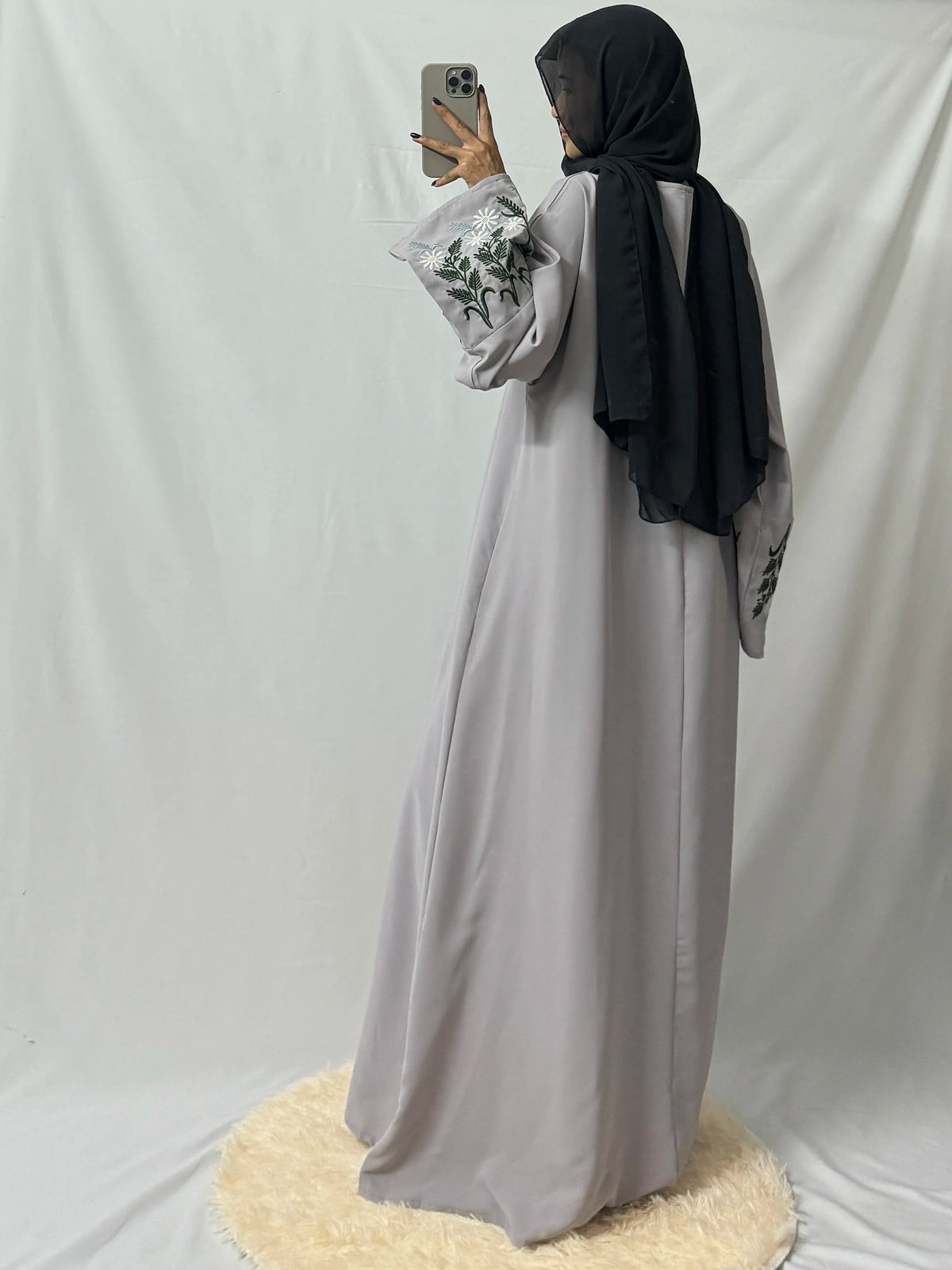 Long Sleeve Embroidery Fashion Abaya