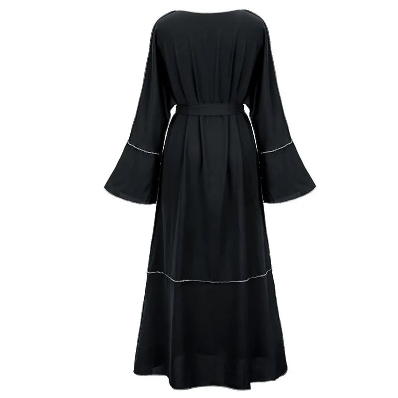 Elegant Kaftan Open Abaya