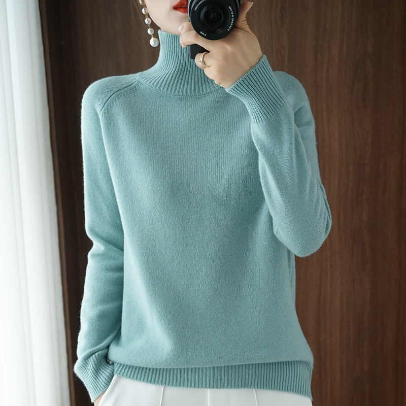 Casual Turtleneck Long Sleeve Sweaters