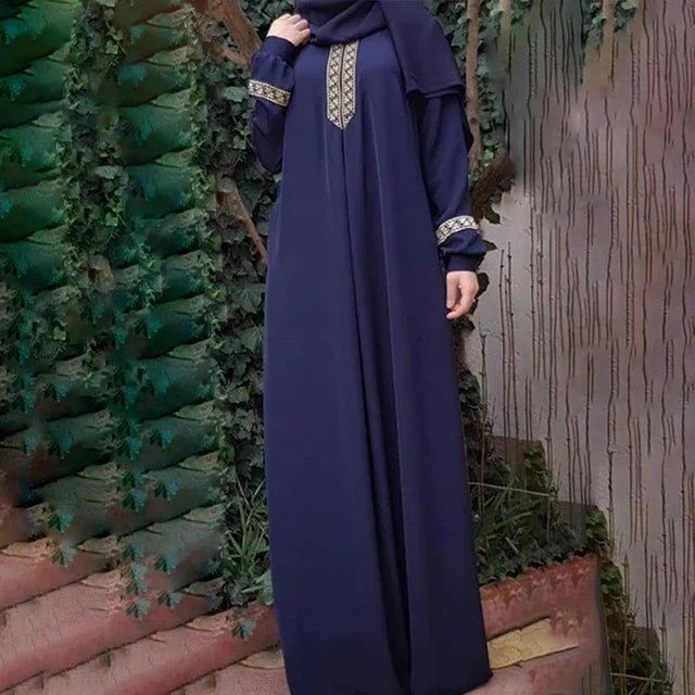 Fashion Printed Morocco Abaya