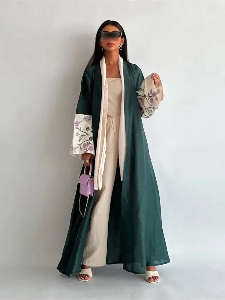 Elegant Open Kimono Abaya