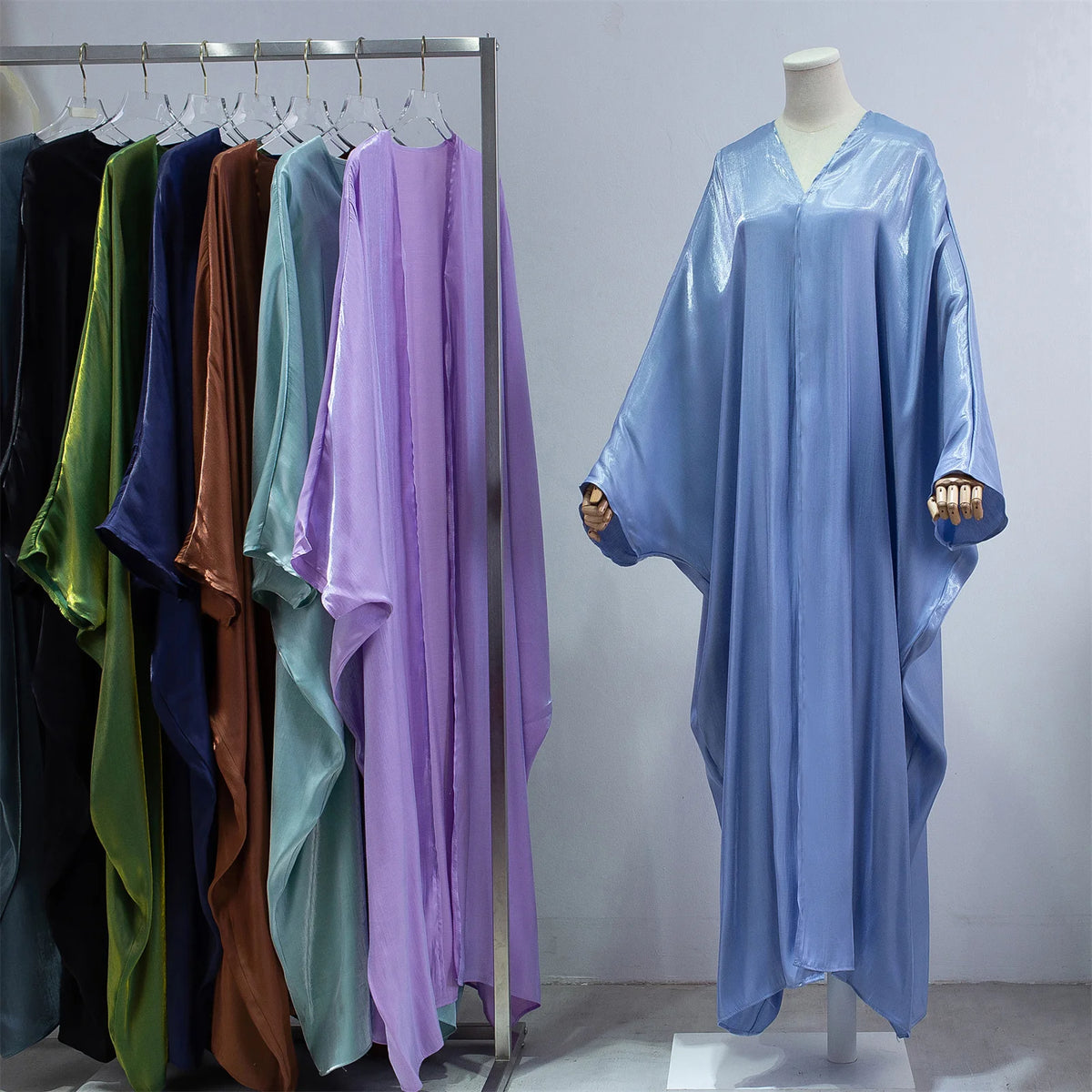 Smocking Sleeve Casual Prayer Abaya