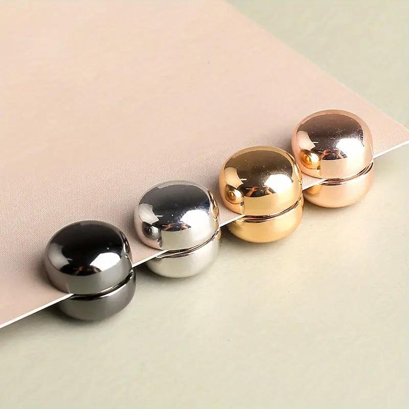 Magnet Buckle Hijab Pins- Electroplating colors