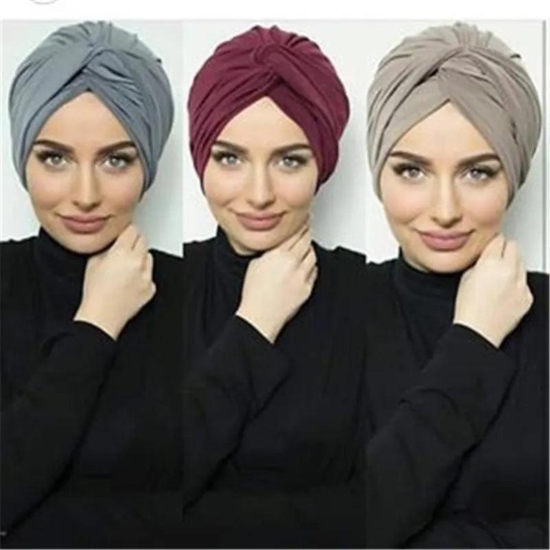 On sale - African Hijab Caps - 12 Colours - Free shipping -