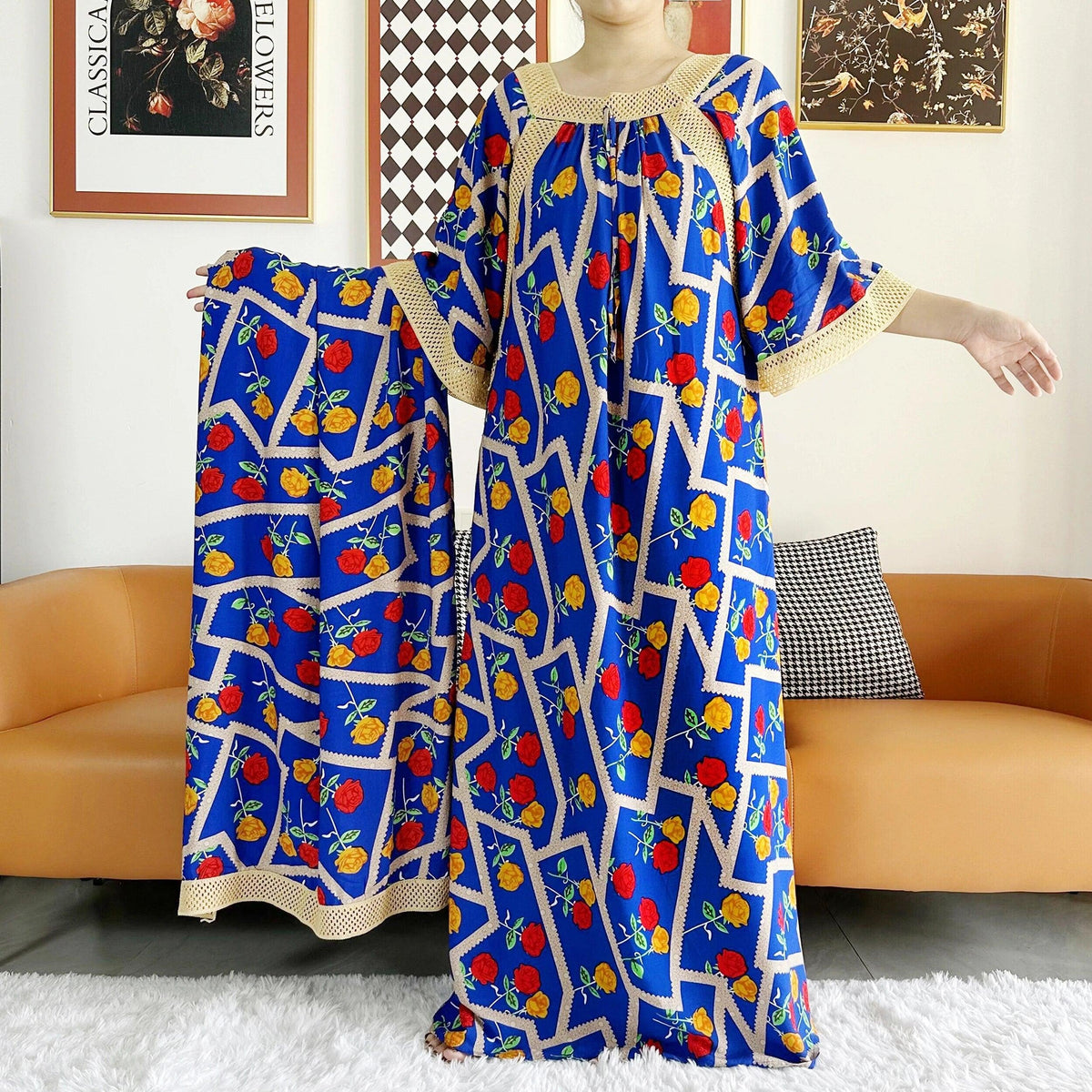 On sale - African Style Kaftan - 9 Colours - Free shipping -