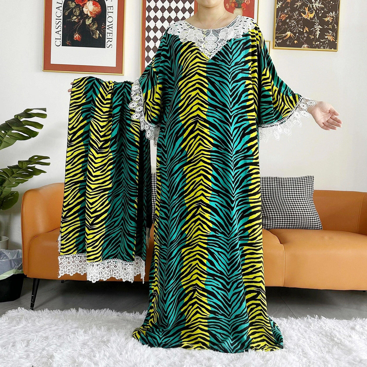 On sale - African Style Kaftan - 9 Colours - Free shipping -