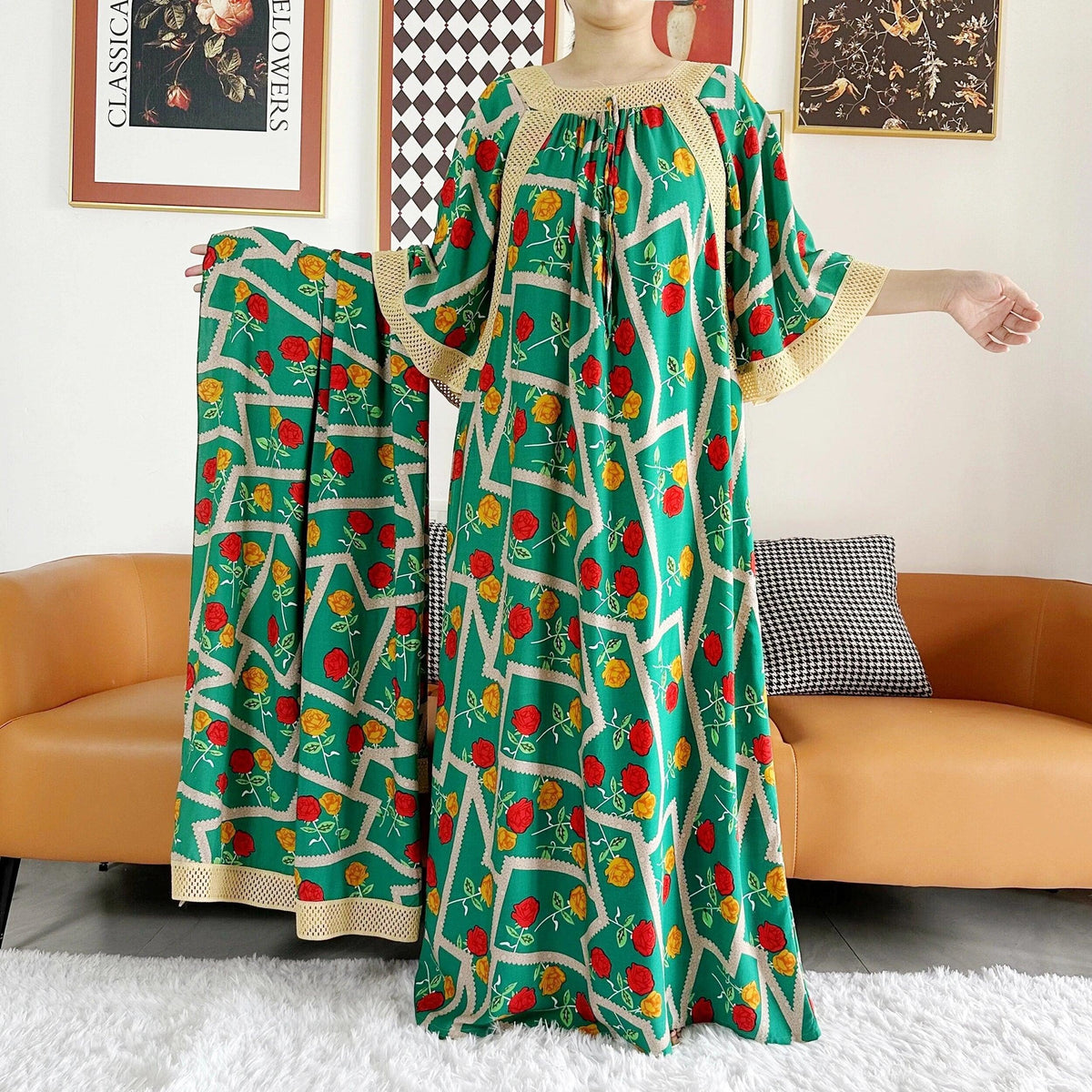 On sale - African Style Kaftan - 9 Colours - Free shipping -