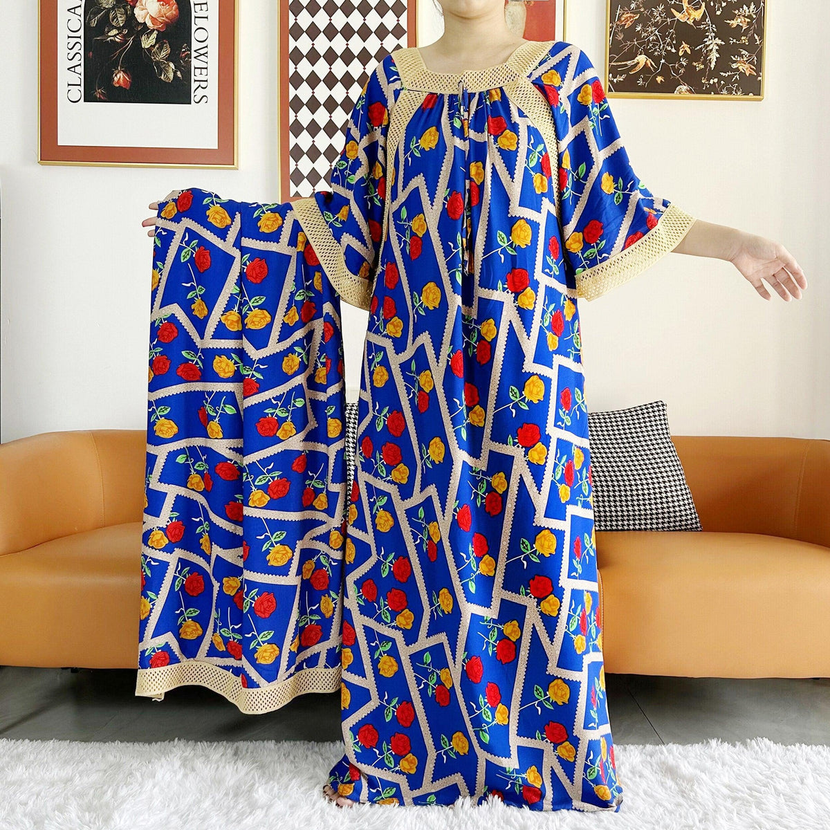 On sale - African Style Kaftan - 9 Colours - Free shipping -