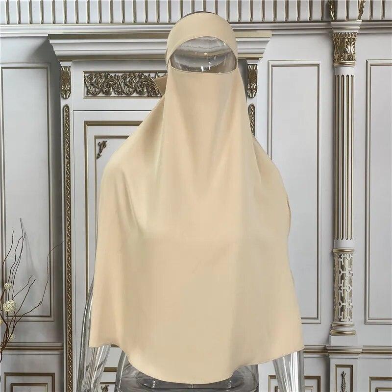 On sale - Back and Face Cover Burqa Niqab - 12 Colours -