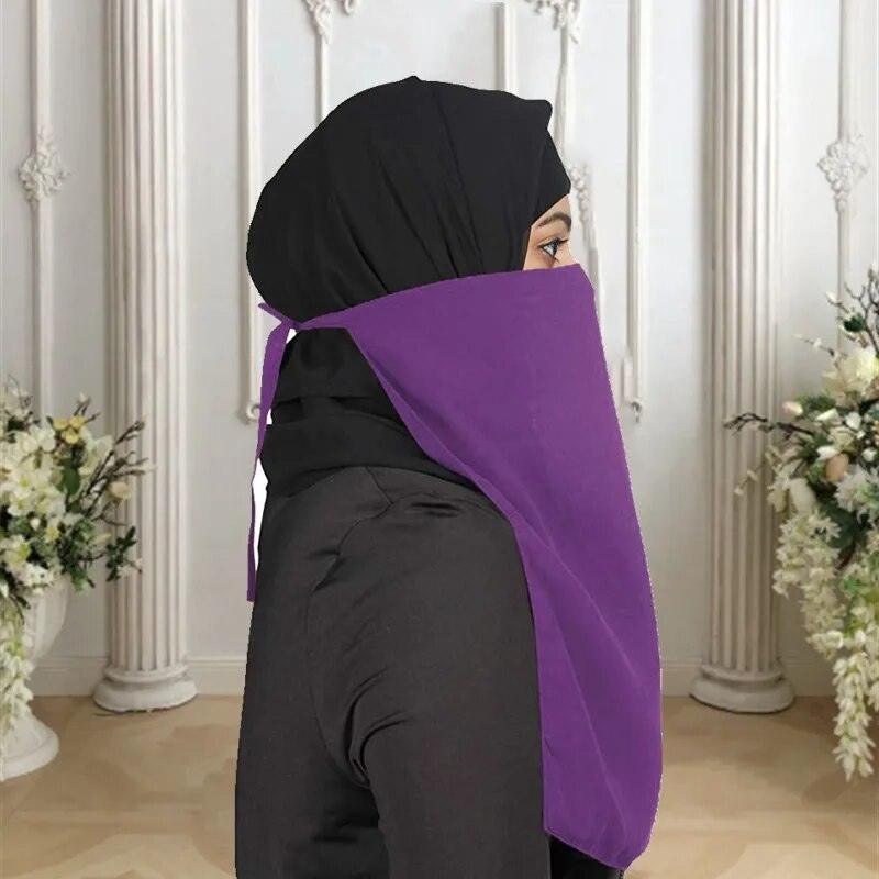 On sale - Bandana Niqab Face Cover - 16 Colours - Free
