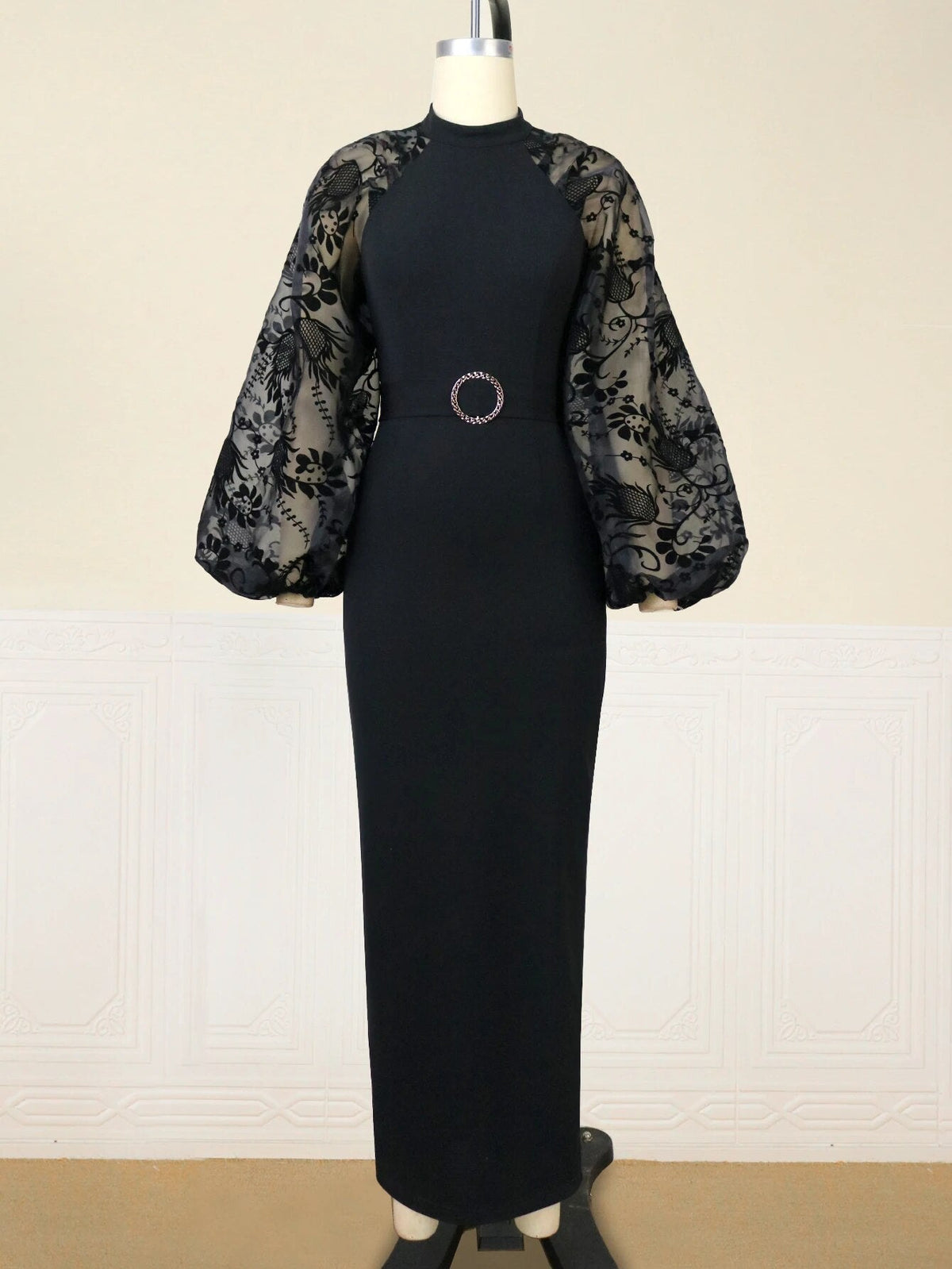 On sale - Black Long Dresses for Women - Black - Free