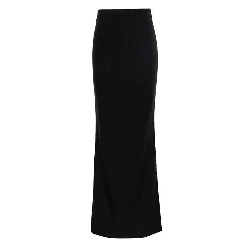 On sale - Black Long Modest Skirt - Free shipping - Normendy