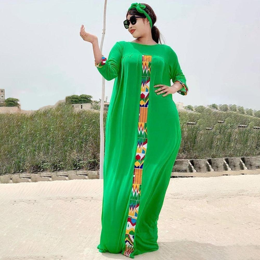 On sale - Boho Loose Maxi Kaftan Dress - 9 Colours - Free