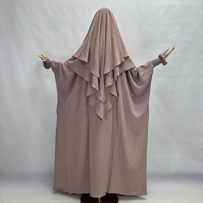 On sale - Butterfly Jilbab Prayer Abaya - Free shipping -