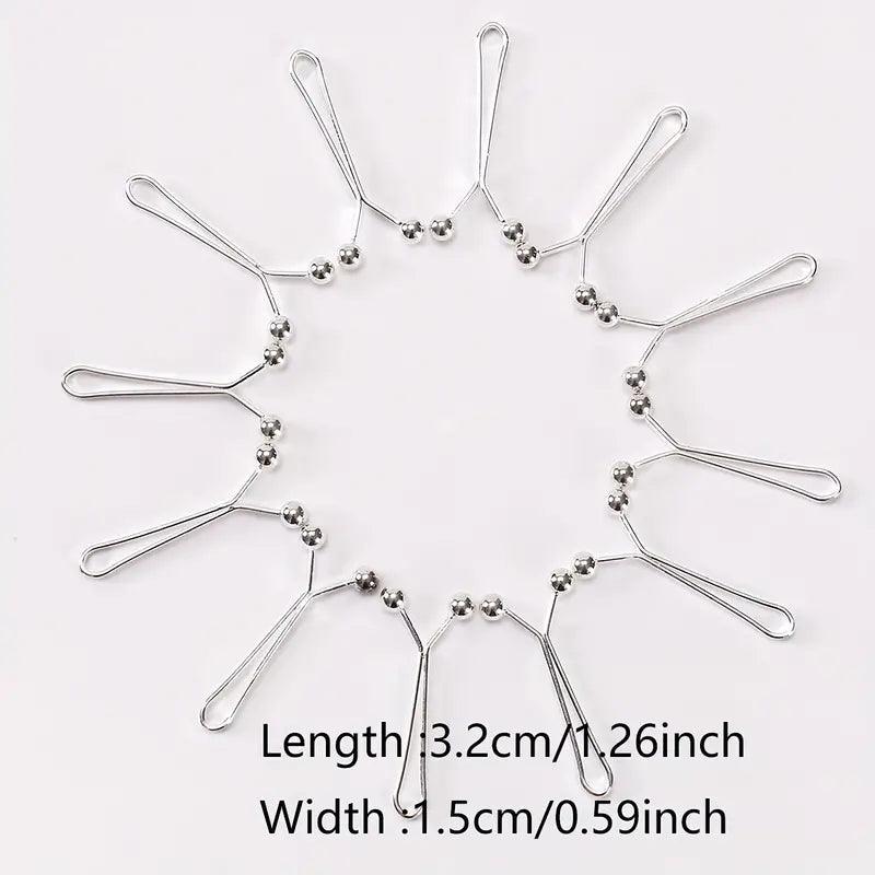 4/8/12 Pcs Basic Hijab Pins