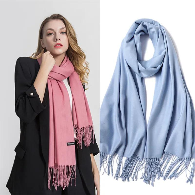 On sale - Cashmere Hijab Scarf - 43 Colours - Free shipping