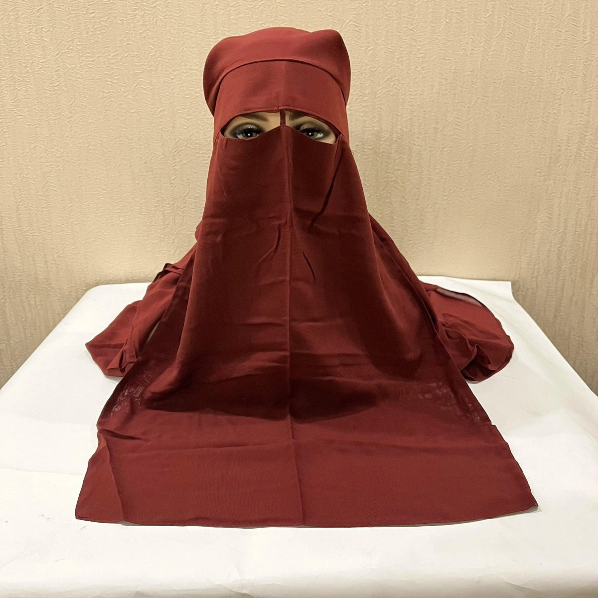 On sale - Chiffon Fabric Niqab - 7 Colour - Free shipping -