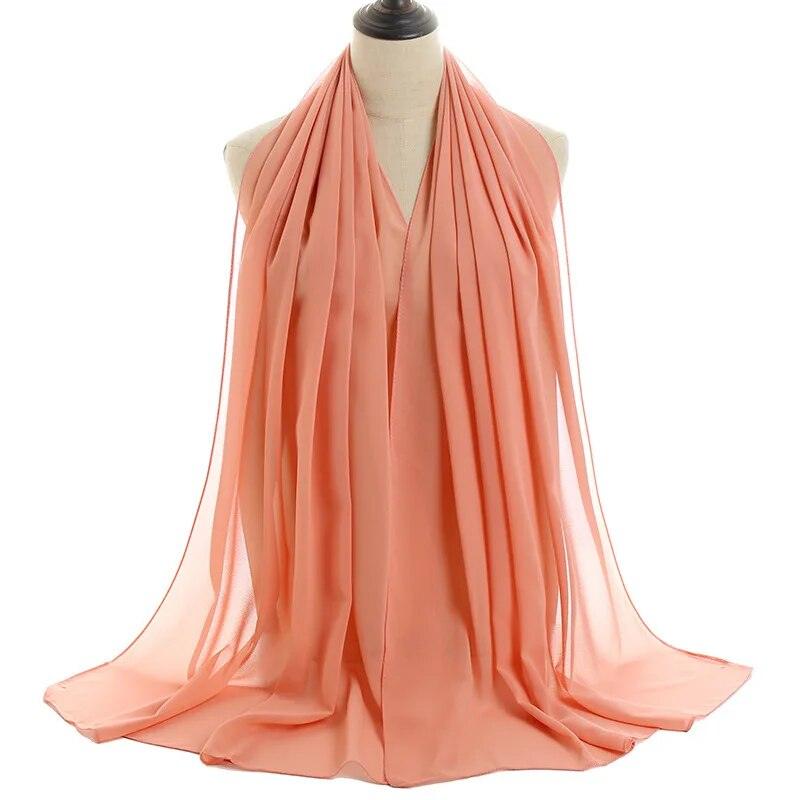 On sale - Chiffon Hijab Scarf Women - 14 Colours - Free