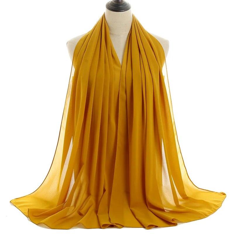 On sale - Chiffon Hijab Scarf Women - 14 Colours - Free