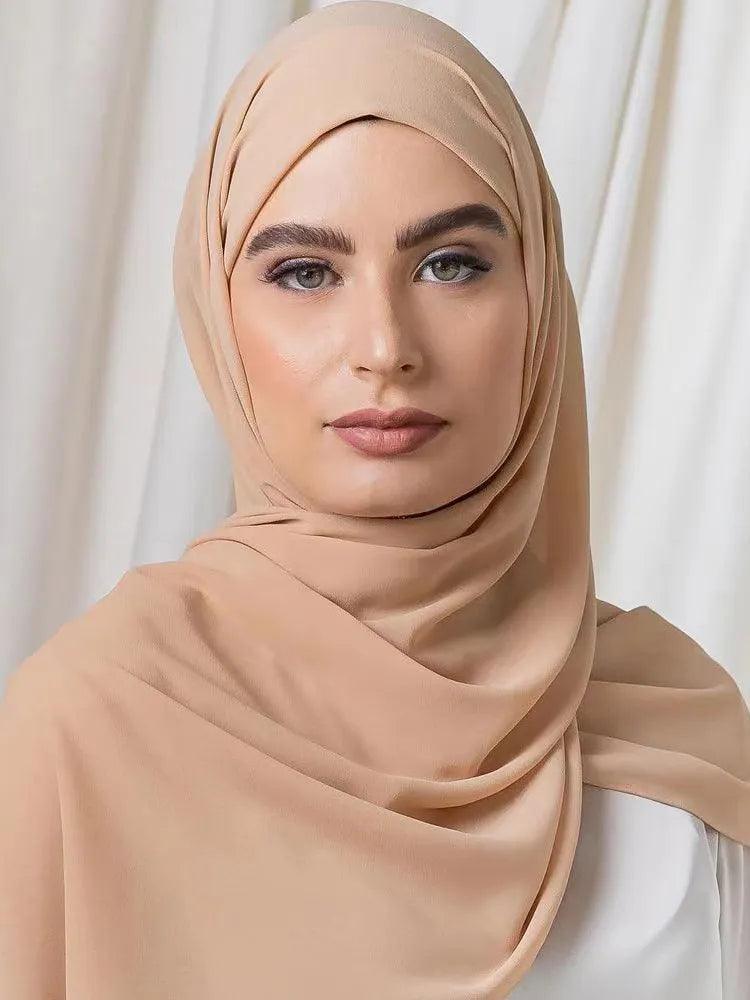 On sale - Chiffon Hijab Scarf Women - 14 Colours - Free