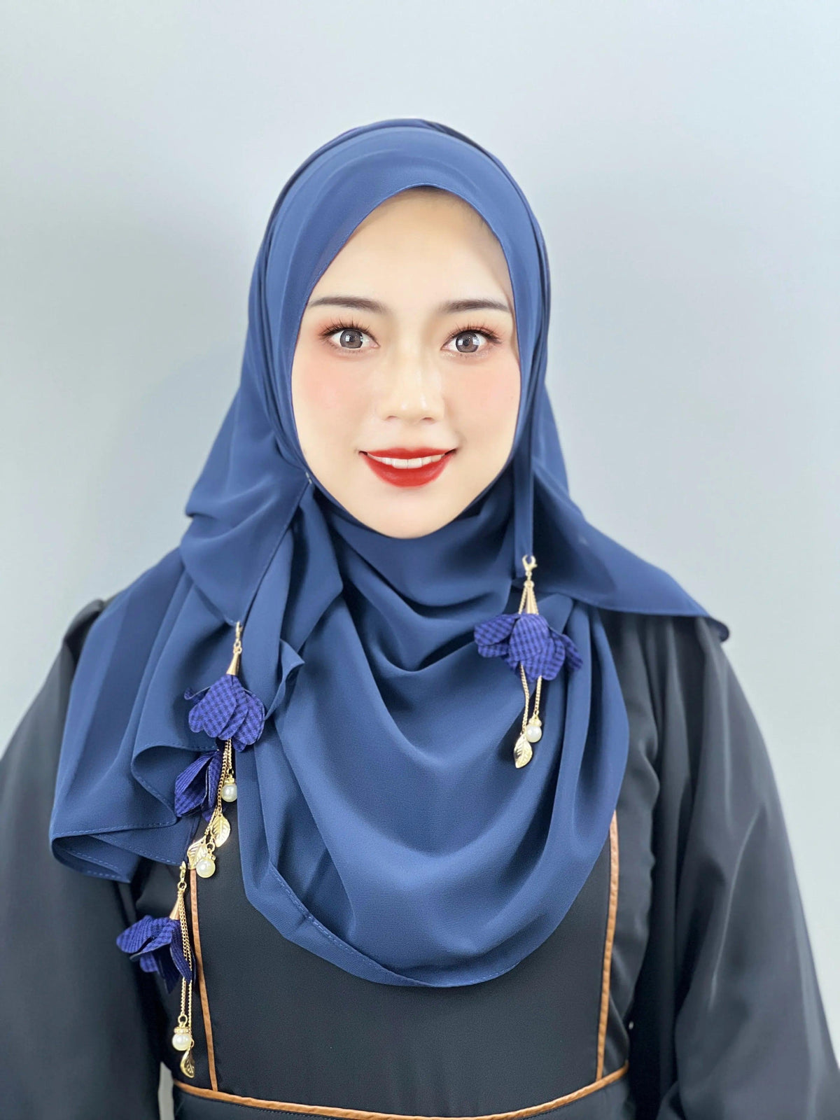On sale - Chiffon Plaid Hijab - 11 Colours - Free shipping -