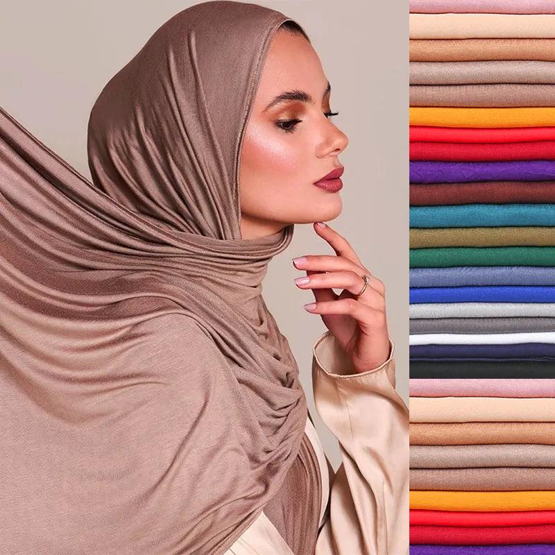 On sale - Cotton Jersey Hijab - 35 Colours - Free shipping -