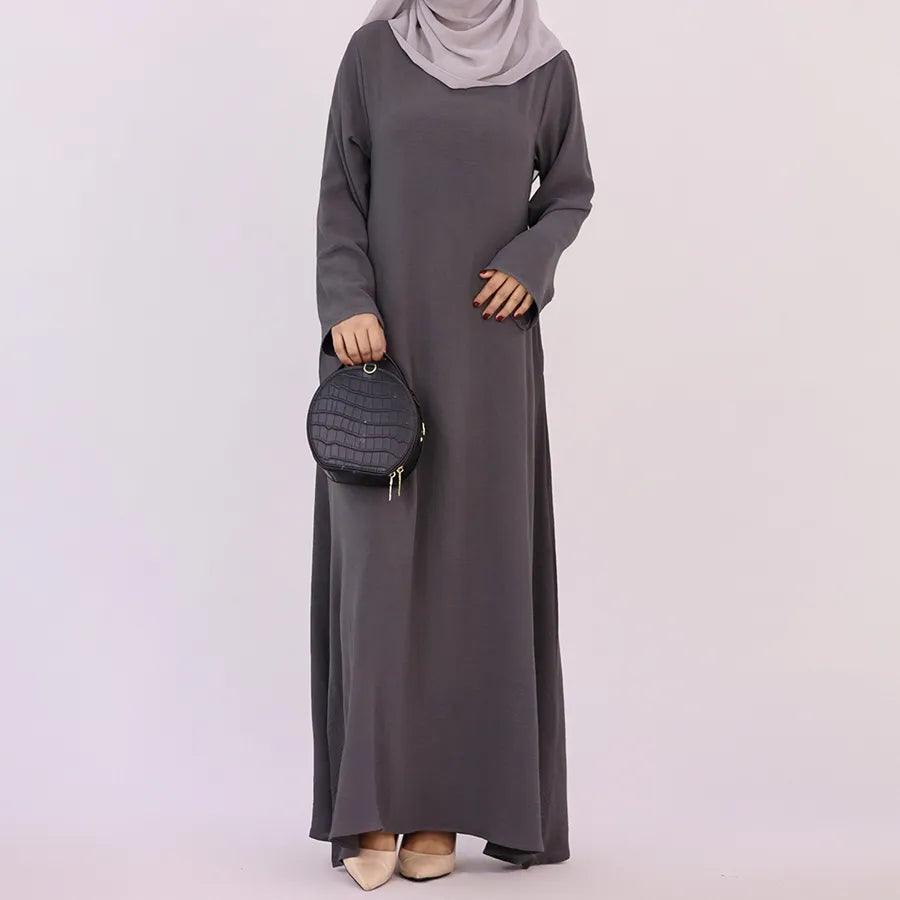 On sale - Dubai Luxury Style Abaya Dress - 12 Colours - Free