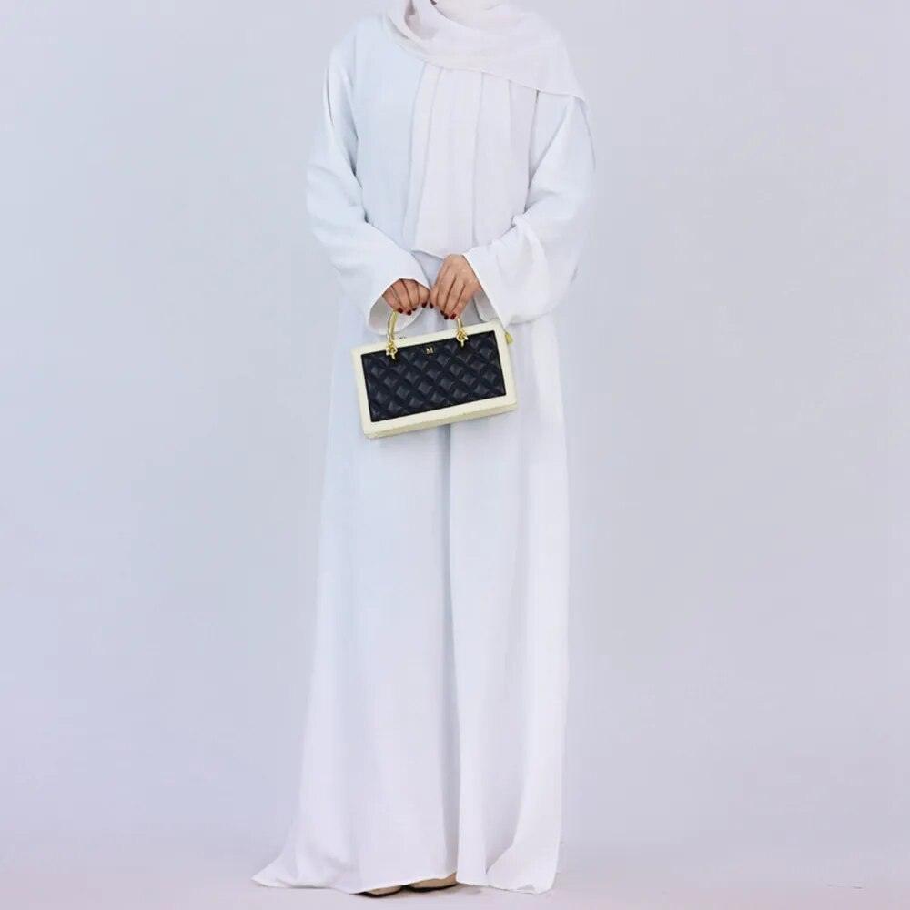 On sale - Dubai Luxury Style Abaya Dress - 12 Colours - Free