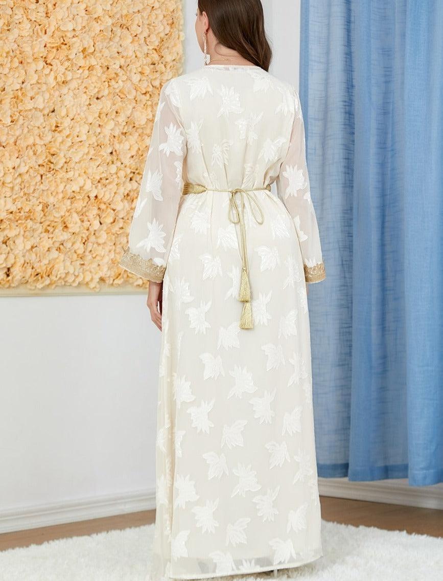 On sale - Elegant Casual Open Abaya Dresses - 4 Colours -