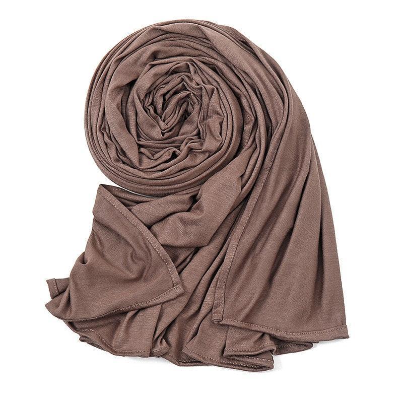 On sale - Elegant High Stretch Cotton Hijab - 20 Colours -
