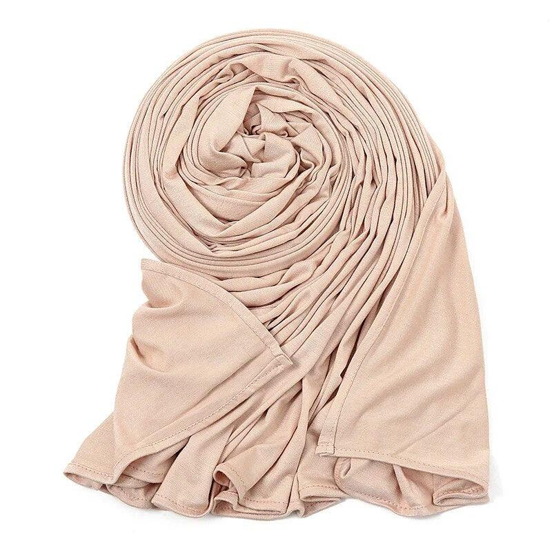 On sale - Elegant High Stretch Cotton Hijab - 20 Colours -