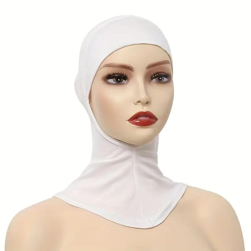 Soft Elastic Breathable Undercap- White