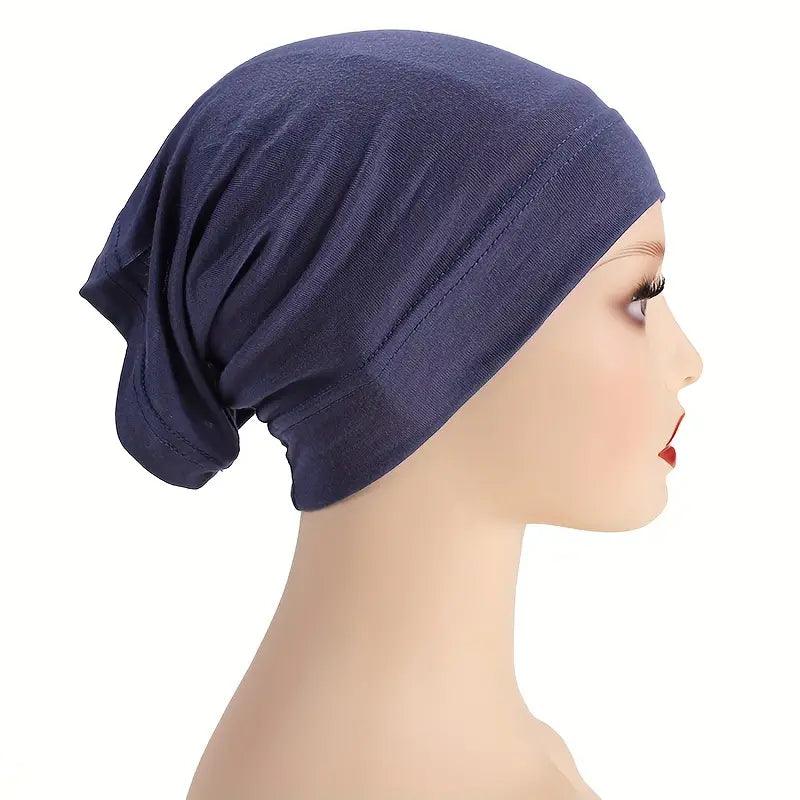 Undercap Stylish Inner Hijab Cap- Haze Blue